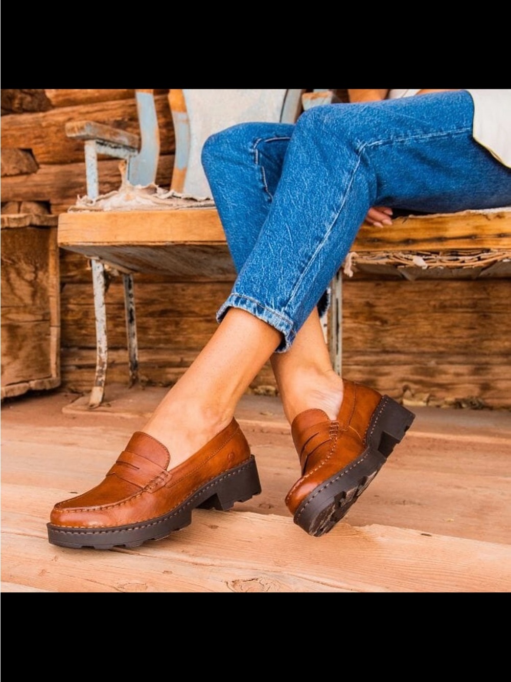 Women’s Born Carrera Loafer Cuero Brown NWOT